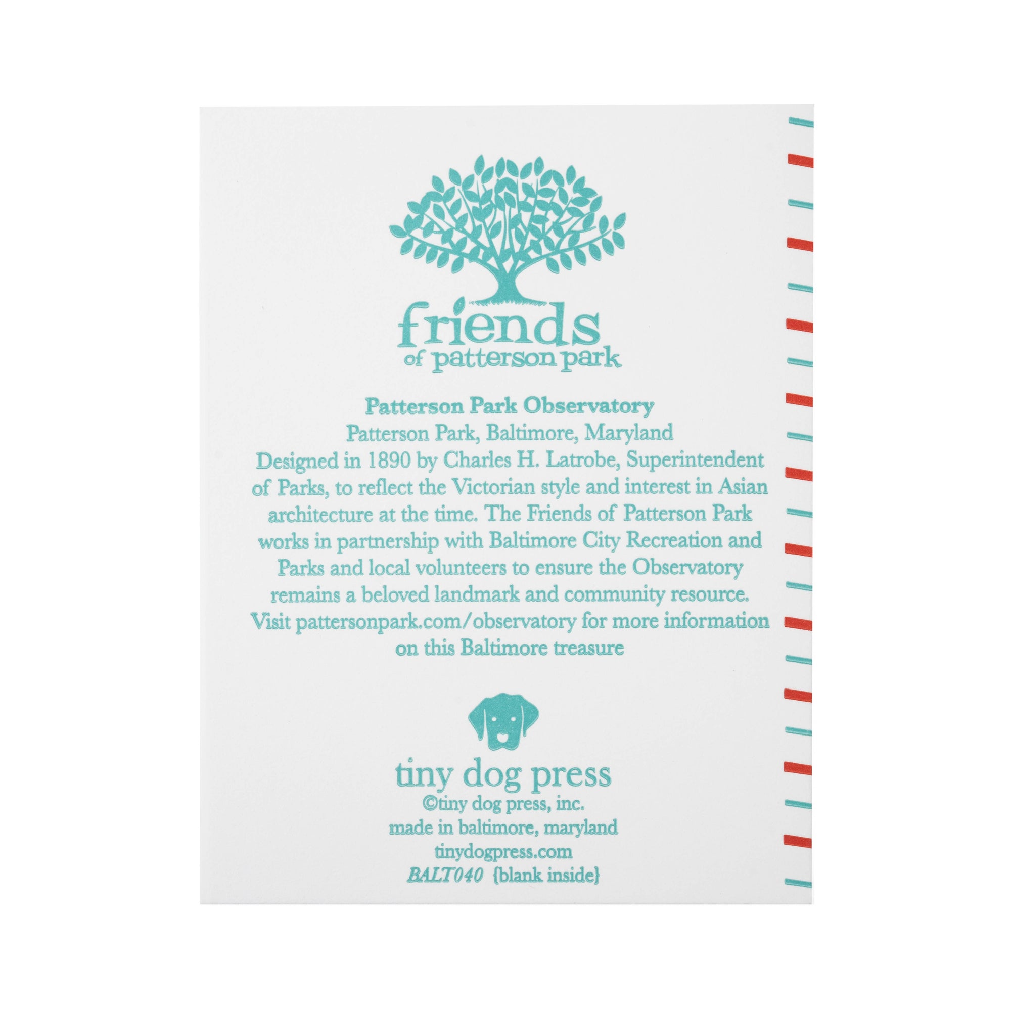 Observatory Holiday Card - Single