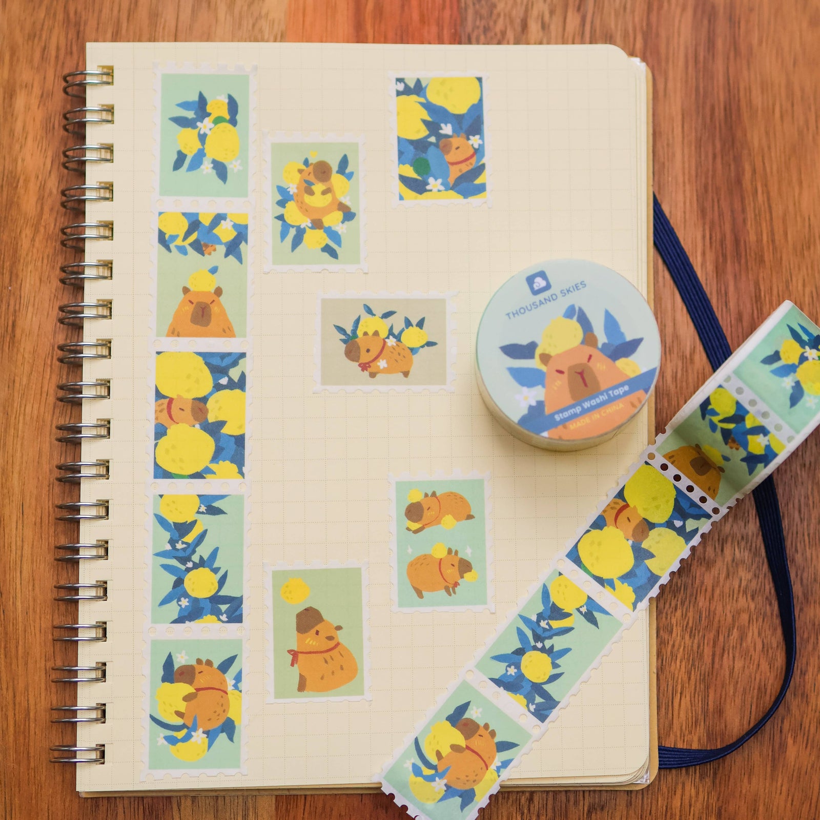 Stamp Washi Tape - Yuzu Orchard