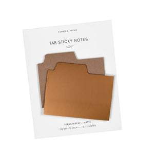 Blank Tab Sticky Note Set: Chatoyant