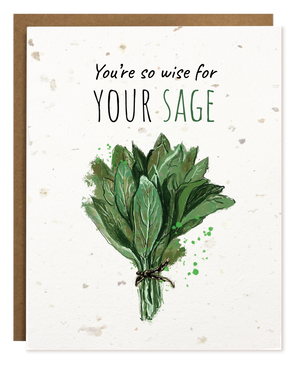 TOKA | Wise for Sage Birthday | Plantable Card