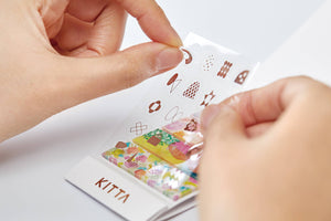 KITTA Portable Washi Decorative Tape -Collage-: Watercolor