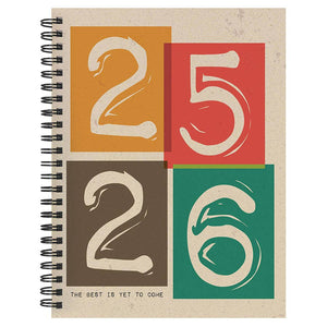 Stamp Out Medium Weekly Monthly Planner July 2025-June 2026