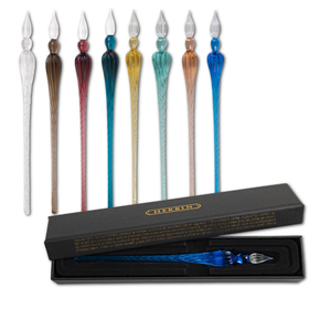 Herbin Glass Dip Pens: Navy