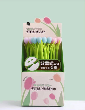 TULIP FLOWER WIGGLE GEL PEN