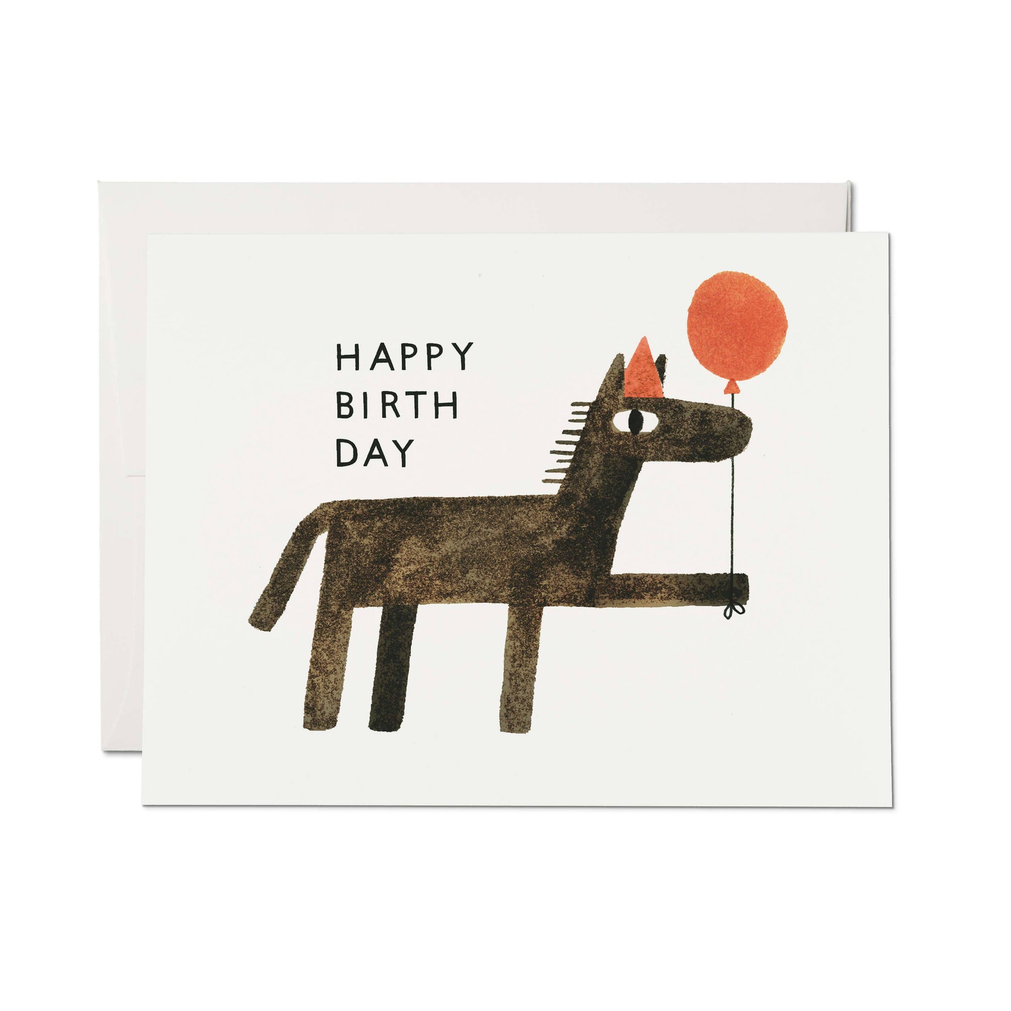 Balloon Wishes greeting card: Single