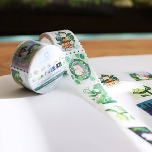 Stamp Washi Tape - Plants and Critters