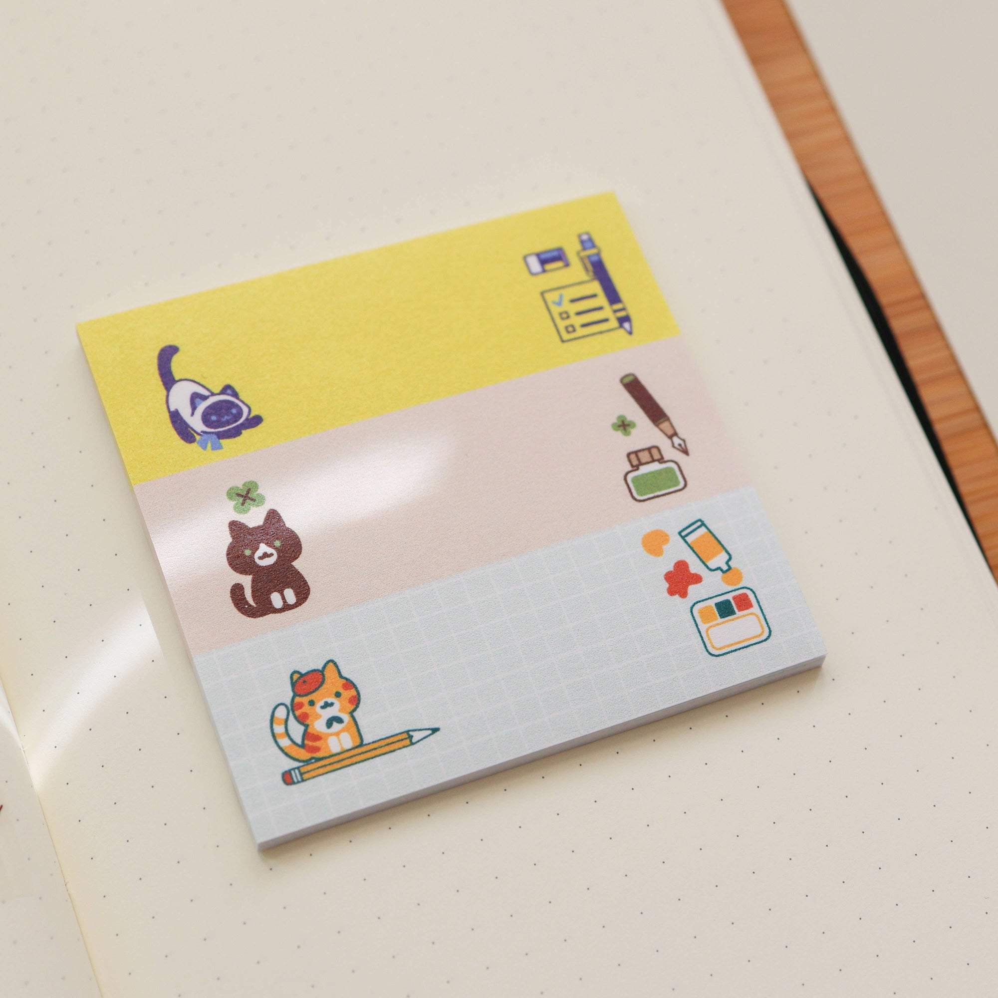 Sticky Notes - Stationery Cats