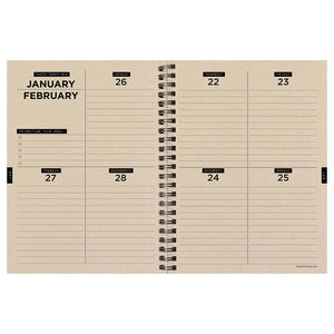 Stamp Out Medium Weekly Monthly Planner July 2025-June 2026