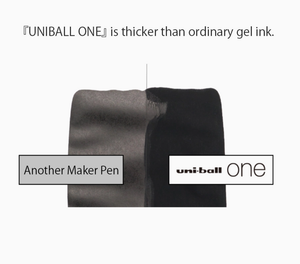 MITSUBISHI UNI BALL ONE BALLPOINT PEN: 0.38mm