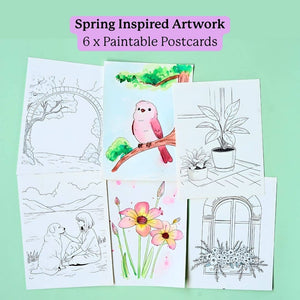 Spring Mini-Watercolor Paint Kit