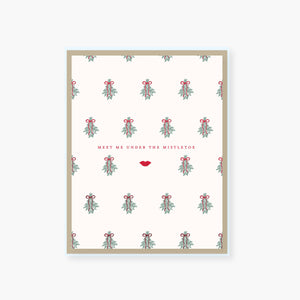 2021 Co. x Holiday Junkie Under the Mistletoe Holiday Card: Single