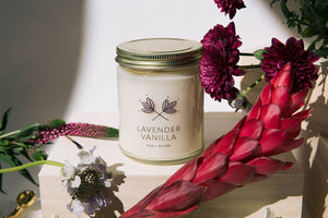 Lavender Vanilla Signature Soy Wax Candle Jar