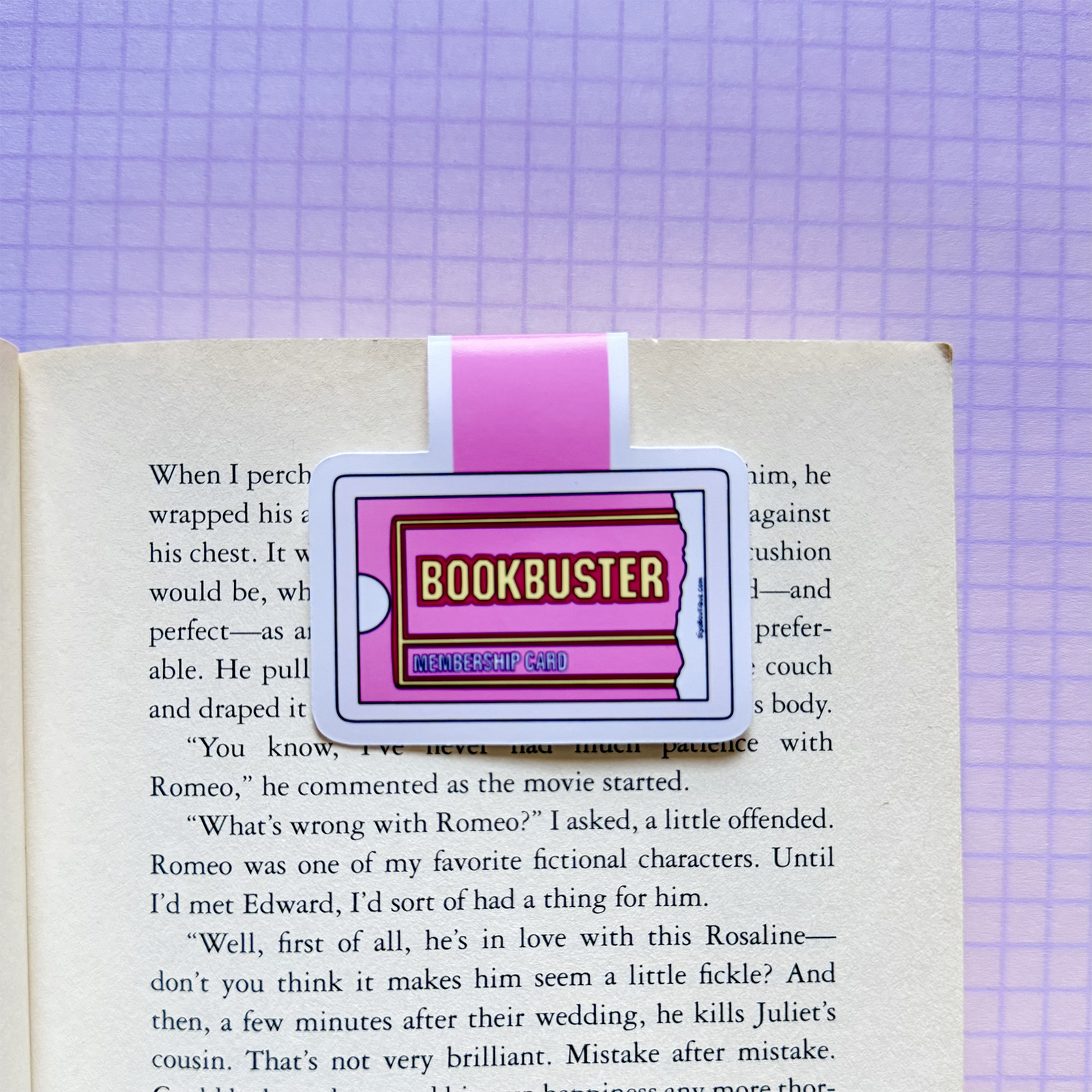 Bookbuster Magnetic Bookmark - Nostalgic 90s Bookmark