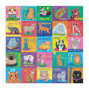 Purr-fect Portraits 500 Piece Family Puzzle