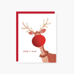 2021 Co. x Holiday Junkie born to shine holiday card: Single