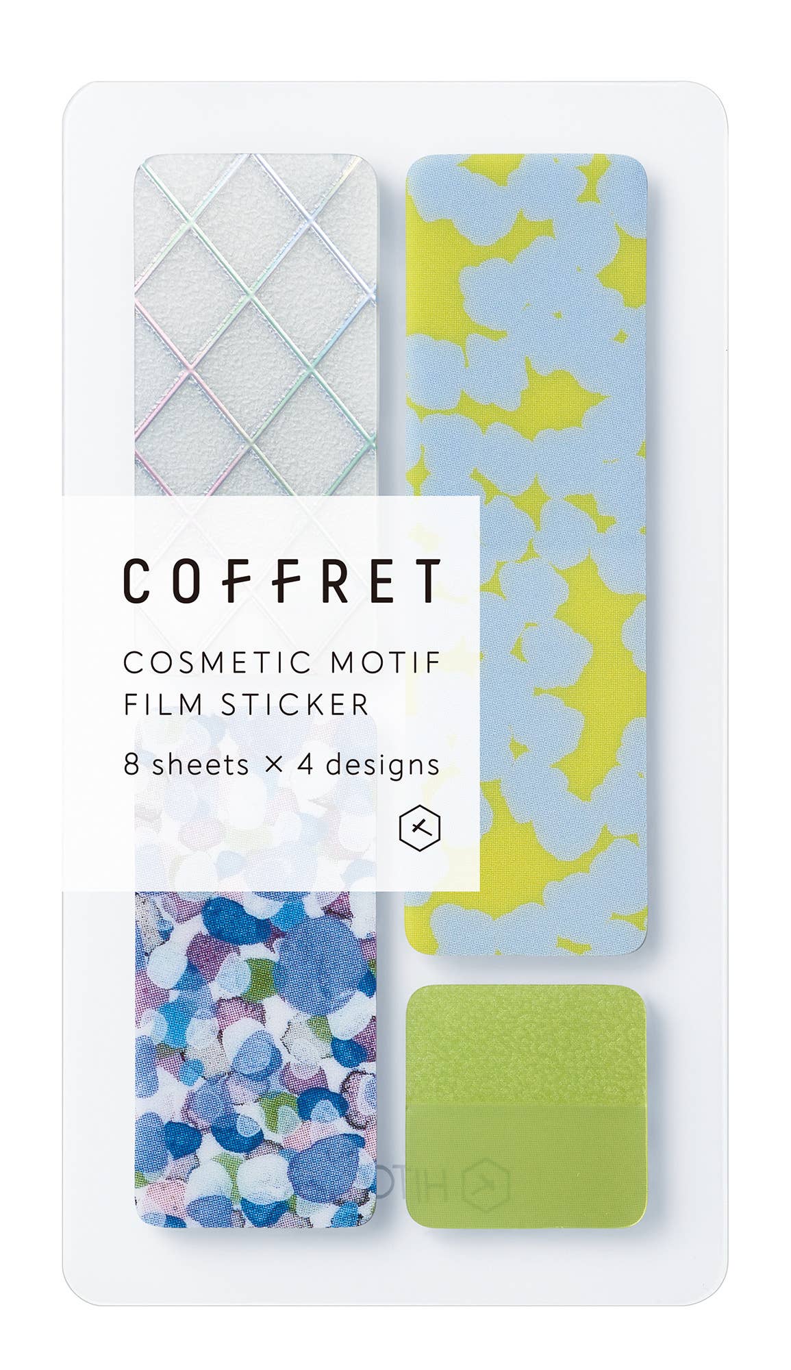 "COFFRET" BAR Decoration Sticker: Chiffon Yellow