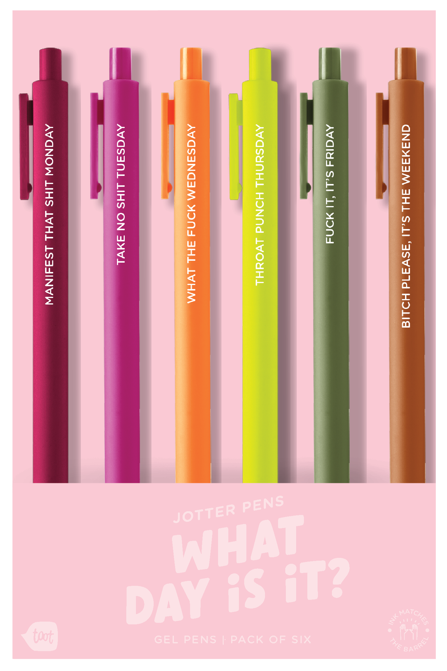 Jotter Sets - 6 pack: What Day Is It?