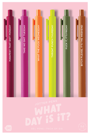 Jotter Sets - 6 pack: What Day Is It?