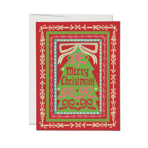 Christmas Stamp greeting card: Single