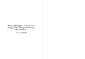 James Baldwin - Iconic Black Author Art Card, Book Lovers
