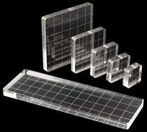Studio Series Acrylic Block Stamp Set (6 clear blocks)