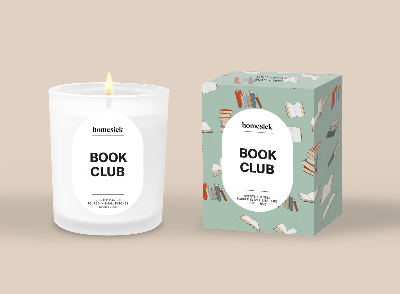 Book Club Candle