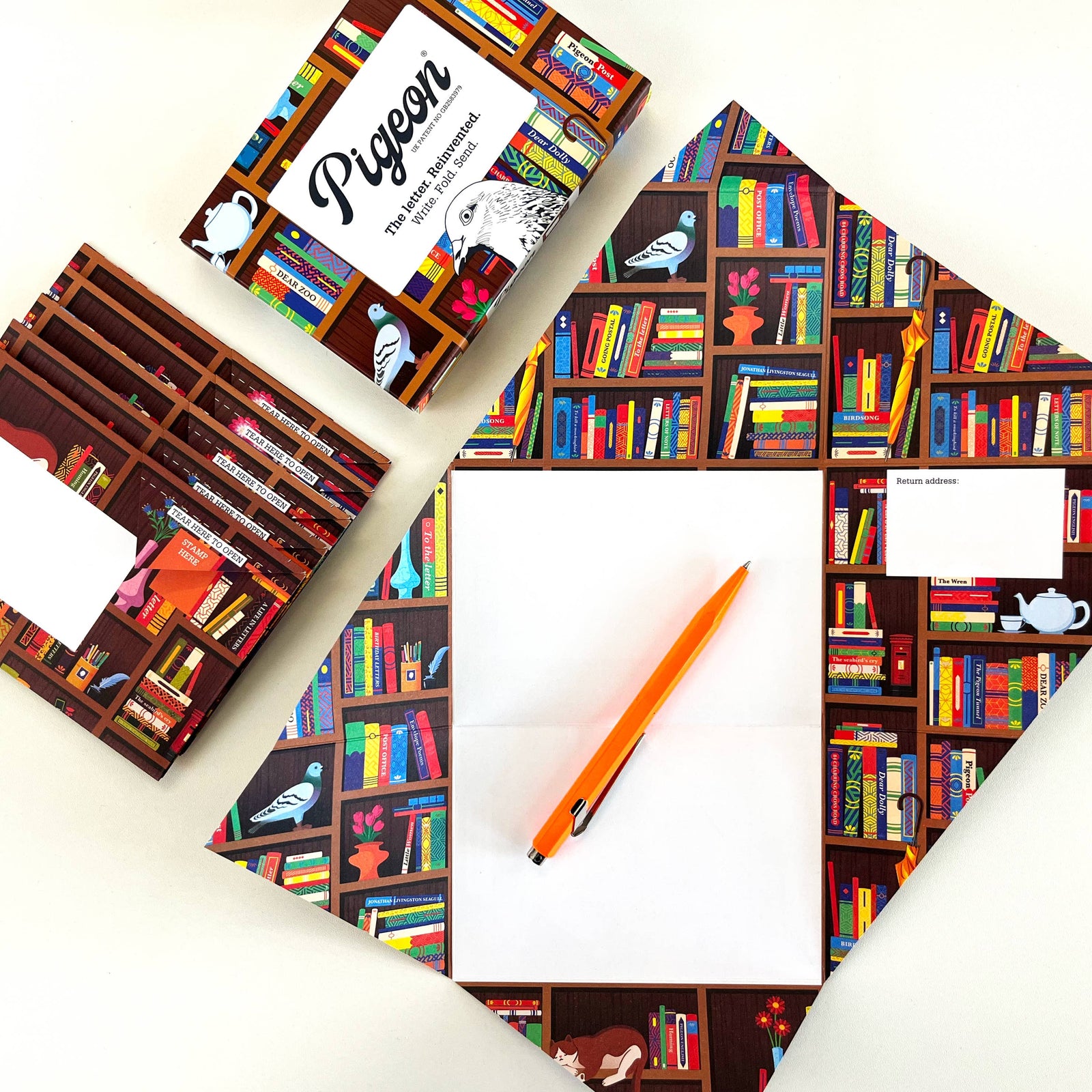 Bookstore Pigeon letter pack