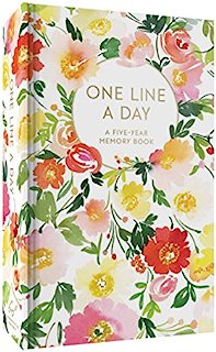 One Line A Day Journal in Floral