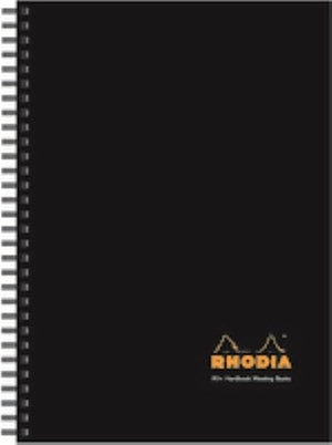 Lined Spiral Meeting Book Softcover, RHODIA