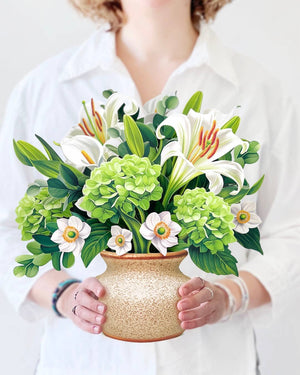 Ivory & Sage  (Pop-up Greeting Cards)