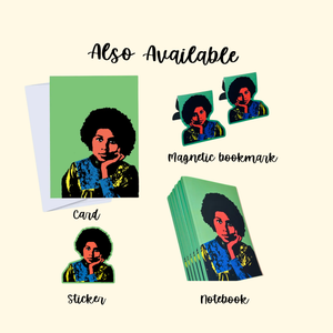 Bell hooks Stickers | Black Literary Icon | Feminist