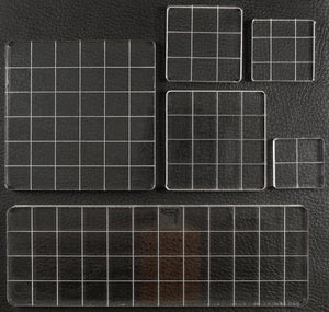 Studio Series Acrylic Block Stamp Set (6 clear blocks)