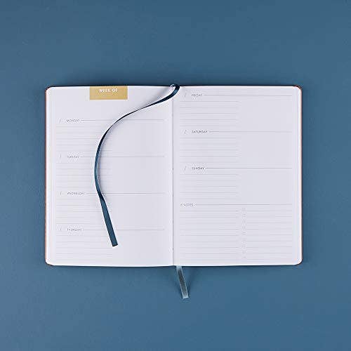 A5 Undated Softbound Focused Planner - Camel