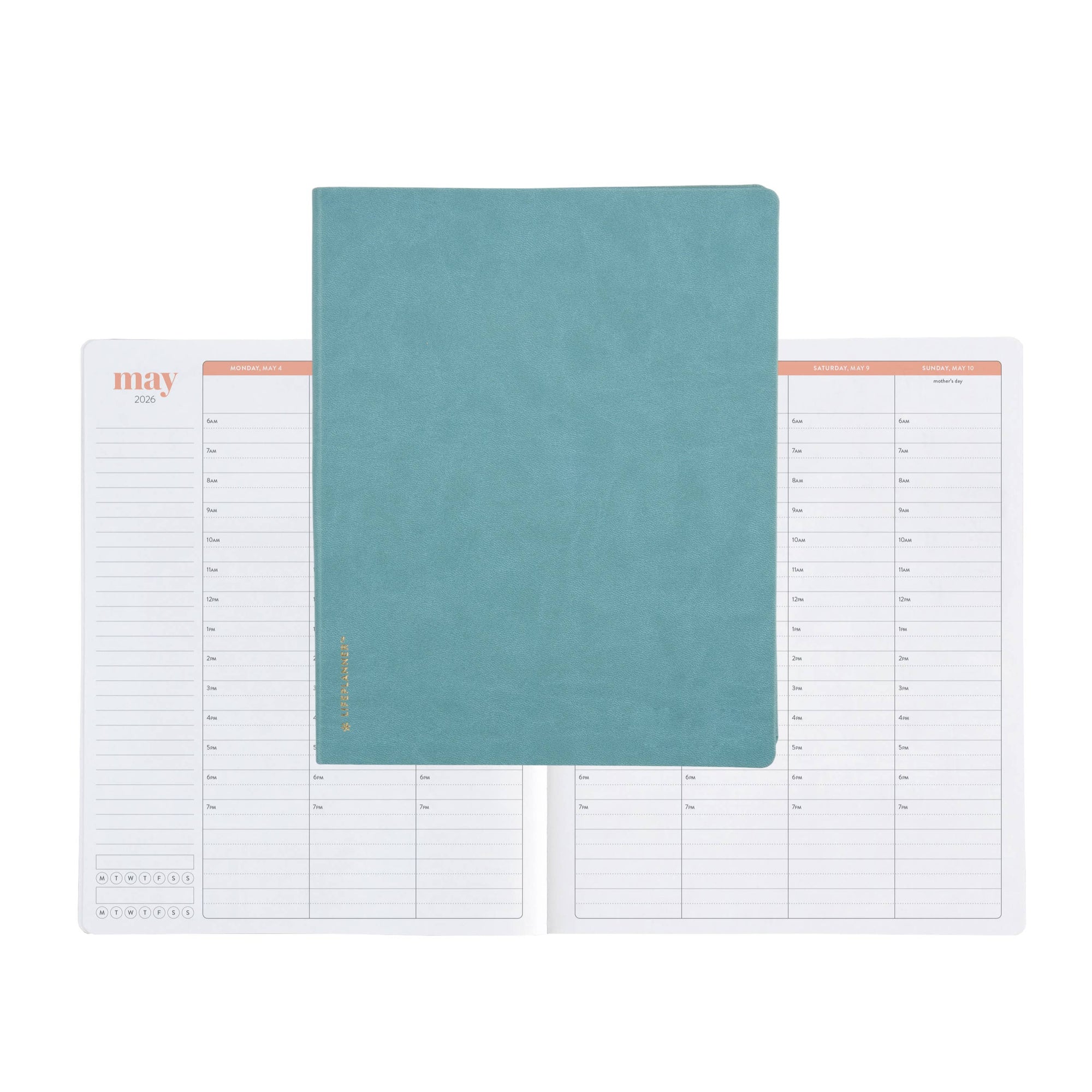8x10 Softbound LifePlanner  - Eucalyptus, vertical