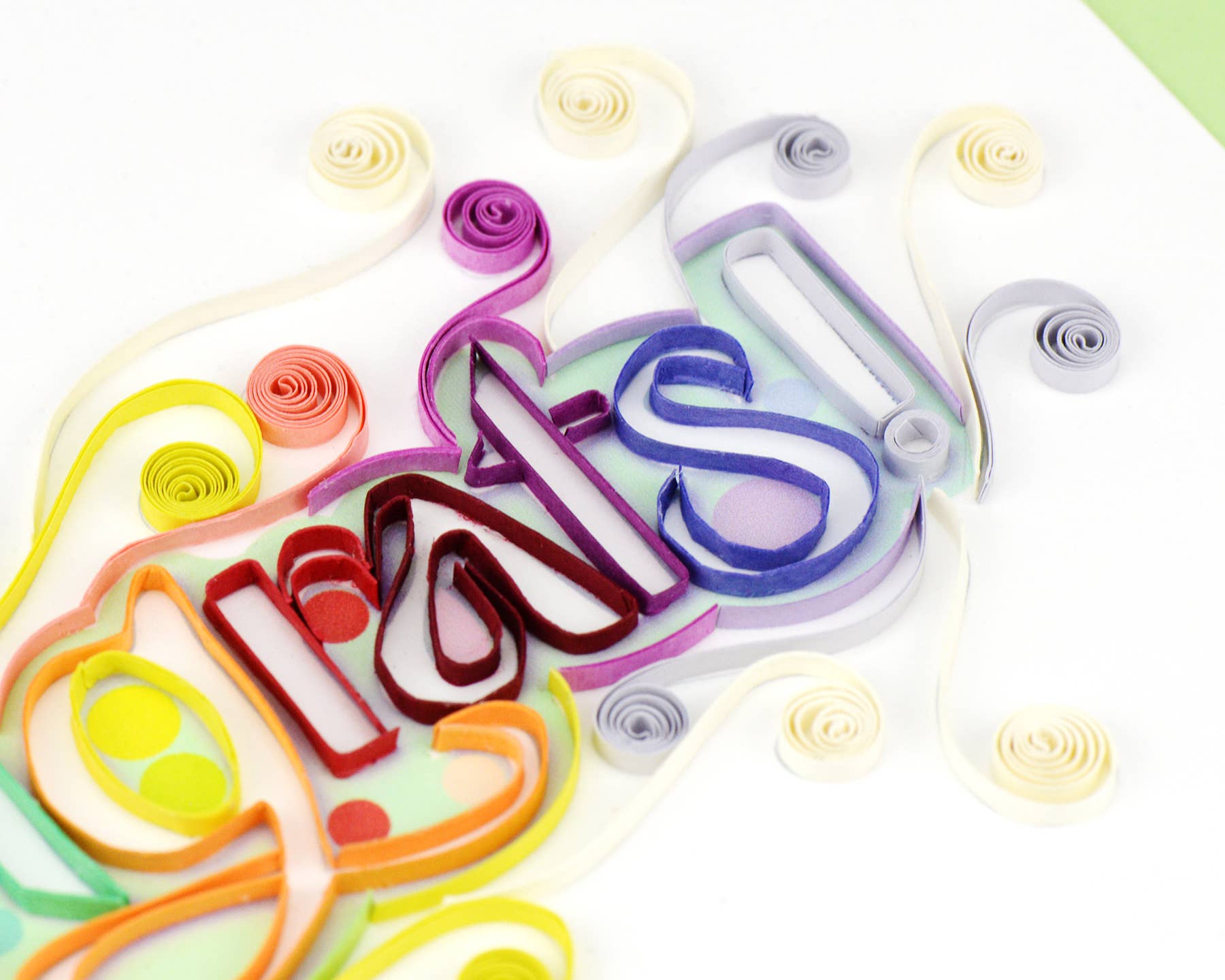 Congrats Congrats - Quilled Congratulations Card