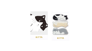 KITTA Portable Washi Decorative Tape -Clear-: Cat