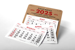 2025 15-Month Work Station Calendar