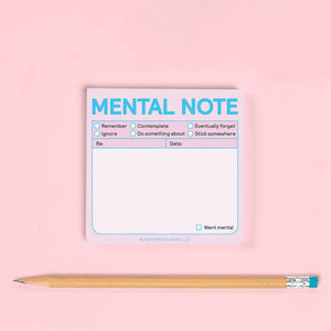 Mental Note Sticky Notes (Pastel Version)