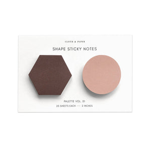 Shape Sticky Note Set: Avant Garde/Aspen Vol 1E
