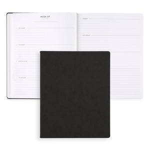 8x10 Softbound Undated Focused Planner - Black