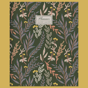 July 2026 - June 2027 Trailing Blooms Medium Monthly Planner