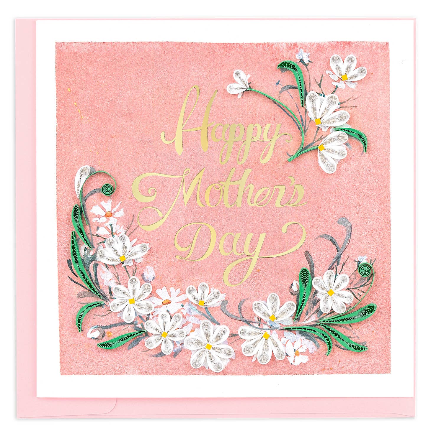 Quilled Daisy Mother’s Day Card | Handmade Floral Card