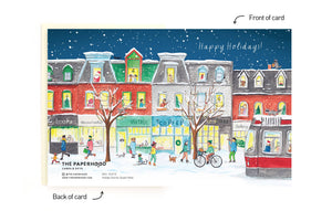 Toronto Queen Street Wraparound Holiday Card