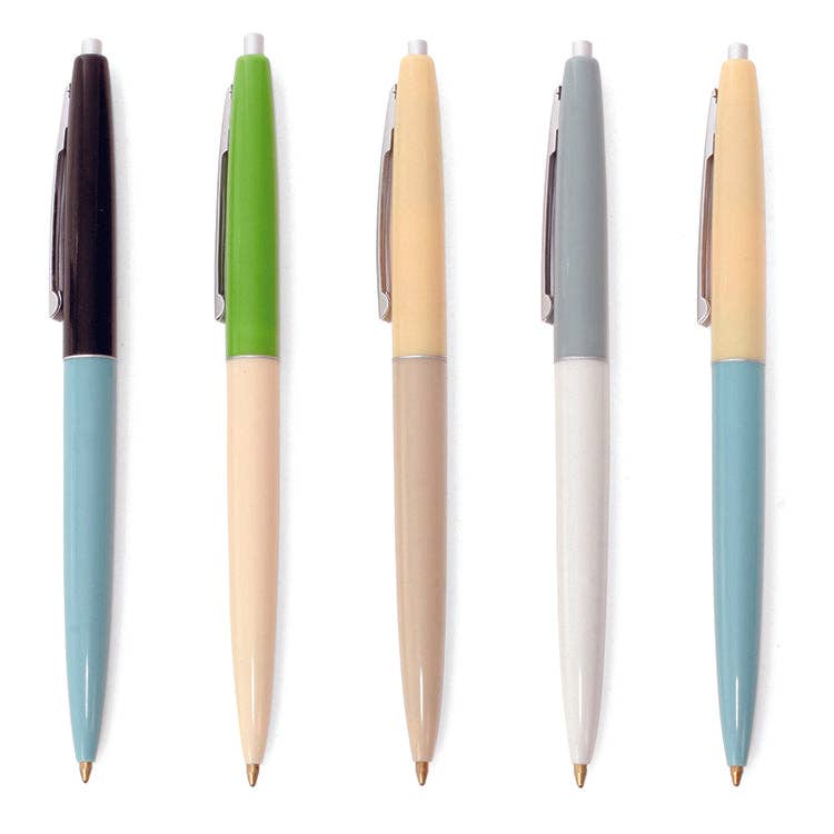 Retro Pens 5 Per Set