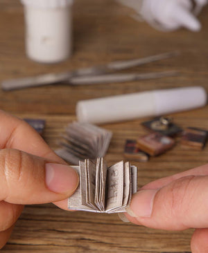 DG102 Sam's Study Rolife Library DIY Miniature Dollhouse