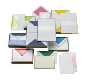 Original Crown Mill Bi-Color Sheet Correspondence Box A5: White/Yellow / A5 (5.75x8.25")