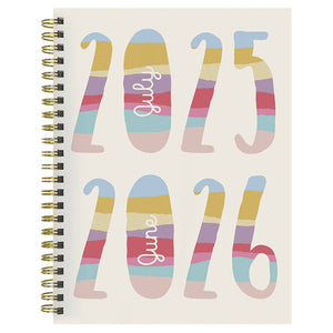 Jolly Good Year Medium Weekly Monthly Planner 2025-2026