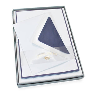 Original Crown Mill Bi-Color Sheet Correspondence Box A5: White/Yellow / A5 (5.75x8.25")