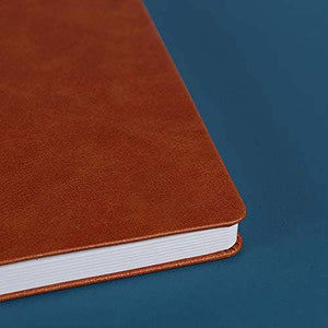 A5 Undated Softbound Focused Planner - Camel
