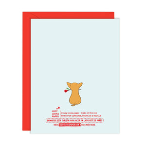Te Adoro Chihuahua Dog | Love Card in Spanish (A2)